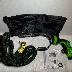 Expandable Garden Hose 25ft | With Nozzle, Hanger & Storage Bag
